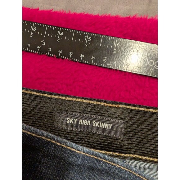 Torrid Premium Sky High Skinny Jeans Blue Size 24W Cropped - Picture 5 of 7